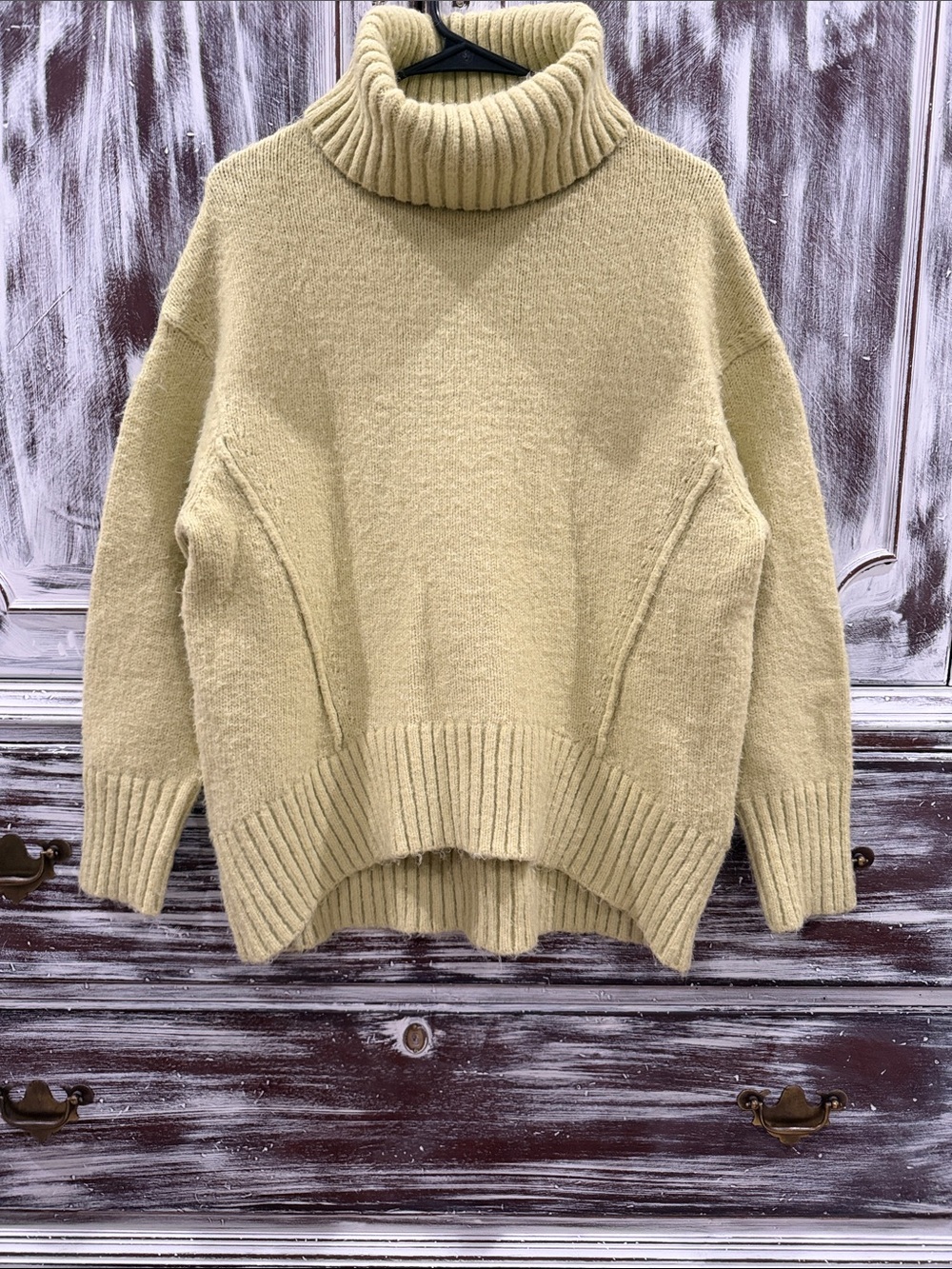 Lush Cream Turtleneck Sweater